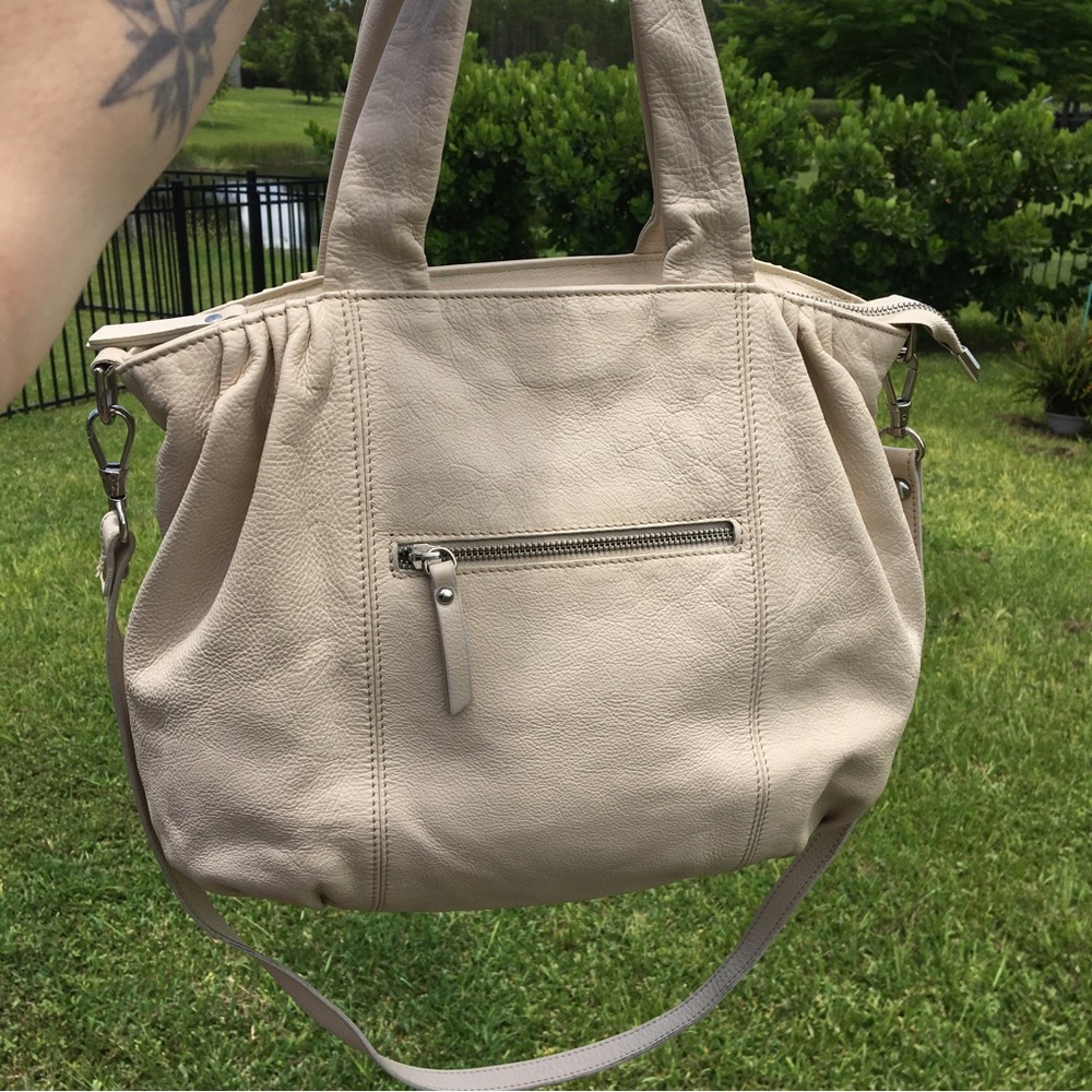 🛍️ SALE! INNUE Leather Chalk/Ivory Bag